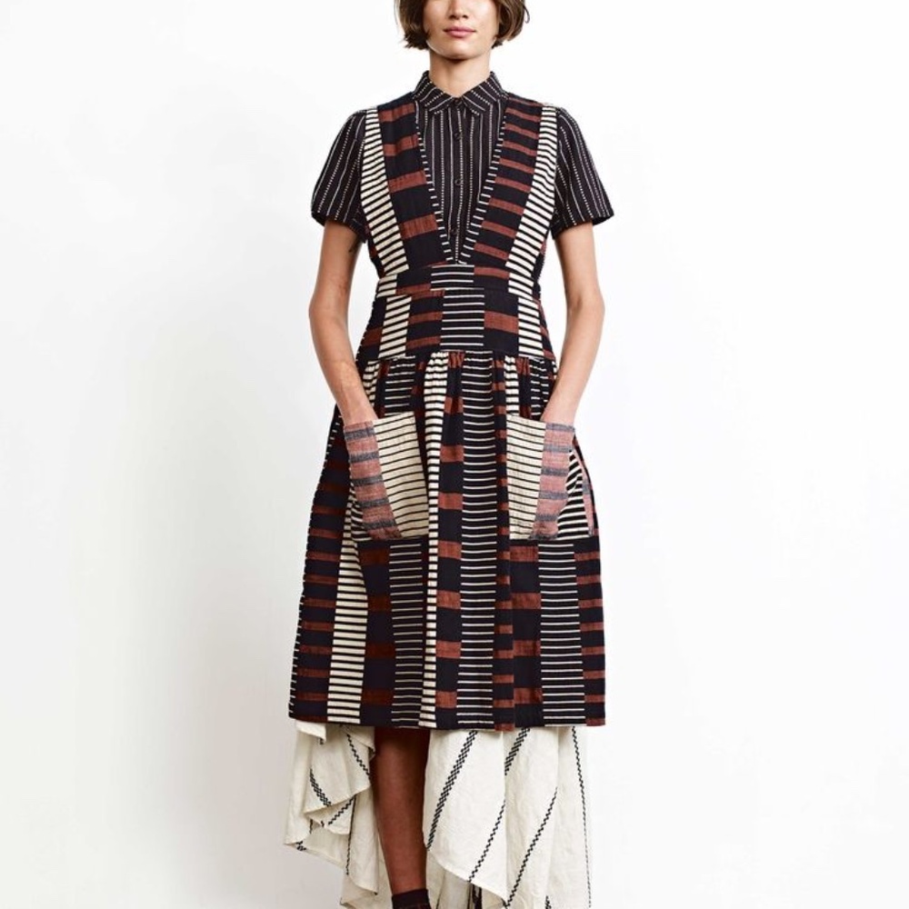 ISO (NOT FOR SALE) Ace & Jig Ellen Pinafore Jumper Dress in LOCKWOOD Size Large